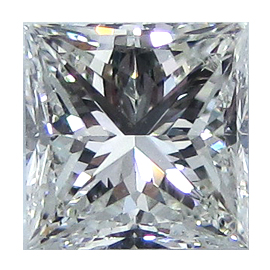 1.00 ct Princess Cut Natural Diamond : H / VVS2