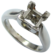 18K White Gold Setting