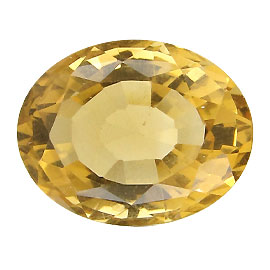 8.01 ct Oval Citrine : Golden Yellow