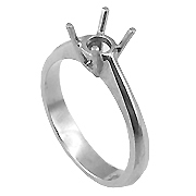 14K White Gold Setting