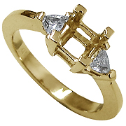 18K Yellow Gold 0.25cttw Diamond Setting