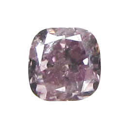 0.25 ct Cushion Cut Diamond : Fancy Pink Purple / I1