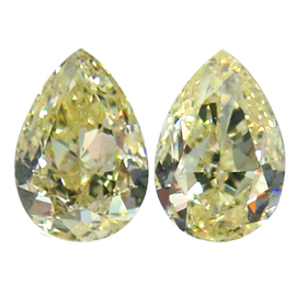 1.43 ct Pear Shape Diamond : Fancy Yellow / VS1