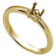 18K Yellow Gold Setting