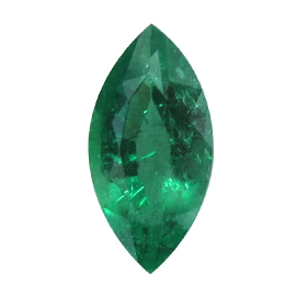 0.60 ct Marquise Emerald : Deep Rich Green