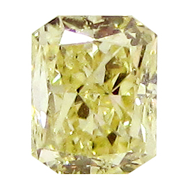 0.40 ct Radiant Diamond : Fancy Intense Yellow / SI1