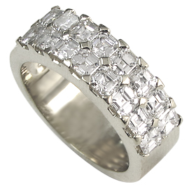 Platinum Multi Stone Ring : 2.00 cttw Diamonds