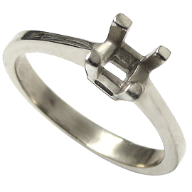 Platinum Solitaire Setting