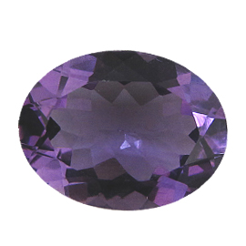 8.00 ct Oval Amethyst : Rich Purple