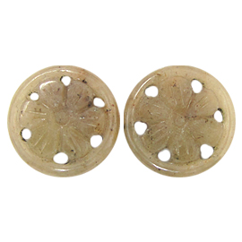 22.63 cttw Yellow Pair of Round Natural Sapphires