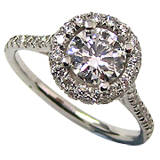 18K White Gold 1.20cttw Diamond Ring