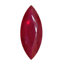 4.51 ct Marquise Ruby : Deep Red