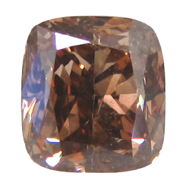 1.01 ct Cushion Cut Diamond : Fancy Deep Brown    / SI2