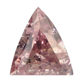 0.19 ct Trillion Diamond : Natural Fancy Intense Pink / I2