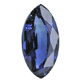 0.66 ct Marquise Blue Sapphire : Midnight Blue