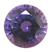 2.66 ct Deep Purple Round Natural Sapphire
