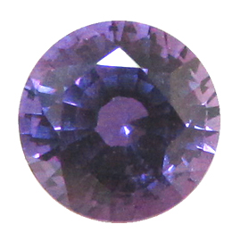 2.66 ct Round Sapphire : Deep Purple