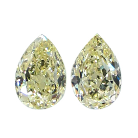 0.78 ct Pear Shape Diamond : Fancy Yellow / VS1