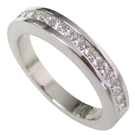 Platinum Band : 0.40 ct Diamonds