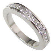 Platinum 0.40ct Diamond Band