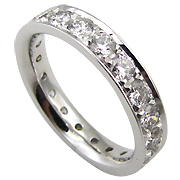 18K White Gold 2.00cttw Diamond Band