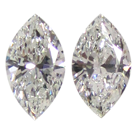 1.03 cttw Pair of Marquise Natural Diamonds : G / VS1