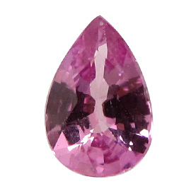 0.70 ct Pear Shape Pink Sapphire : Fine Pink