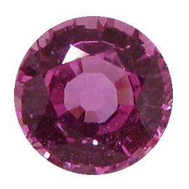 1.17 ct Round Pink Sapphire : Rich Pink