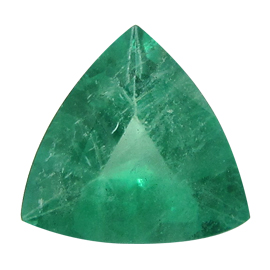 1.54 ct Trillion Emerald : Green