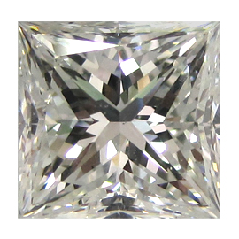 4.01 ct Princess Cut Natural Diamond : H / VS1