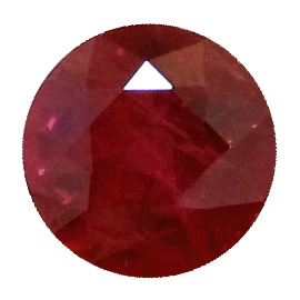 1.20 ct Round Ruby : Fine Red