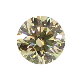 0.50 ct Round Diamond : Fancy Yellow / SI1