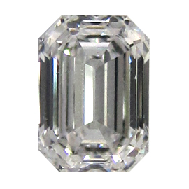 0.53 ct Emerald Cut Natural Diamond : D / SI1