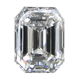 0.50 ct Emerald Cut Natural Diamond : D / SI1