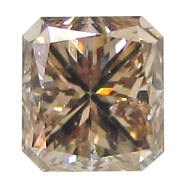 0.55 ct Radiant Diamond : Fancy Champagne / SI2