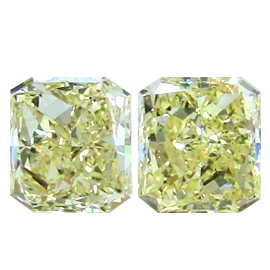 1.55 ct Radiant Diamond : Fancy Yellow / SI1