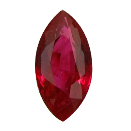 1.15 ct Marquise Ruby : Pigeon Blood Red