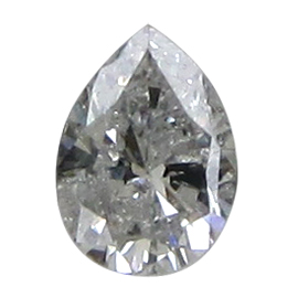 0.24 ct Pear Shape Diamond : H / I1