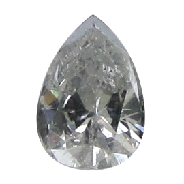 0.33 ct Pear Shape Natural Diamond : E / I1