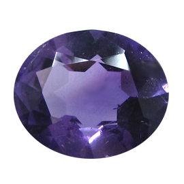 3.42 ct Oval Amethyst : Fine Purple