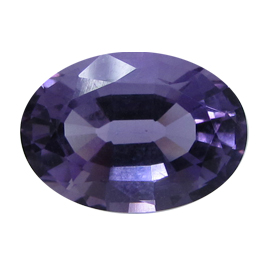5.68 ct Oval Amethyst : Fine Purple