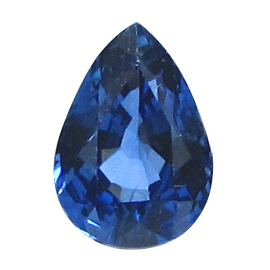 1.28 ct Pear Shape Sapphire : Rich Blue
