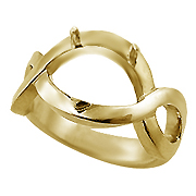 18K Yellow Gold Setting