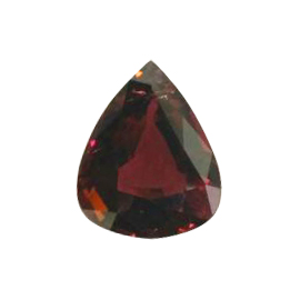 10.44 ct Pear Shape Tourmaline : Fine Purple Red