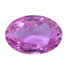 0.56 ct Oval Pink Sapphire : Pink
