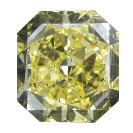 3.01 ct Radiant Natural Diamond : Yellow / VVS2