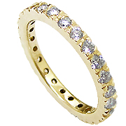 18K Yellow Gold 1.00cttw Diamond Band