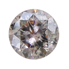 0.31 ct Round Diamond : Fancy Brownish Pink / I2