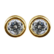 14K Yellow Gold 0.20cttw Diamond Earrings