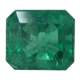 0.96 ct Fine Green Natural Emerald Cut Natural Emerald